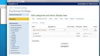 Configuring Moodle Gradebook - Easy