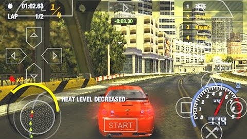 NFS MOST WANTED 5.1.0 PPSSPP (69 - 83MB EKSTRAK)