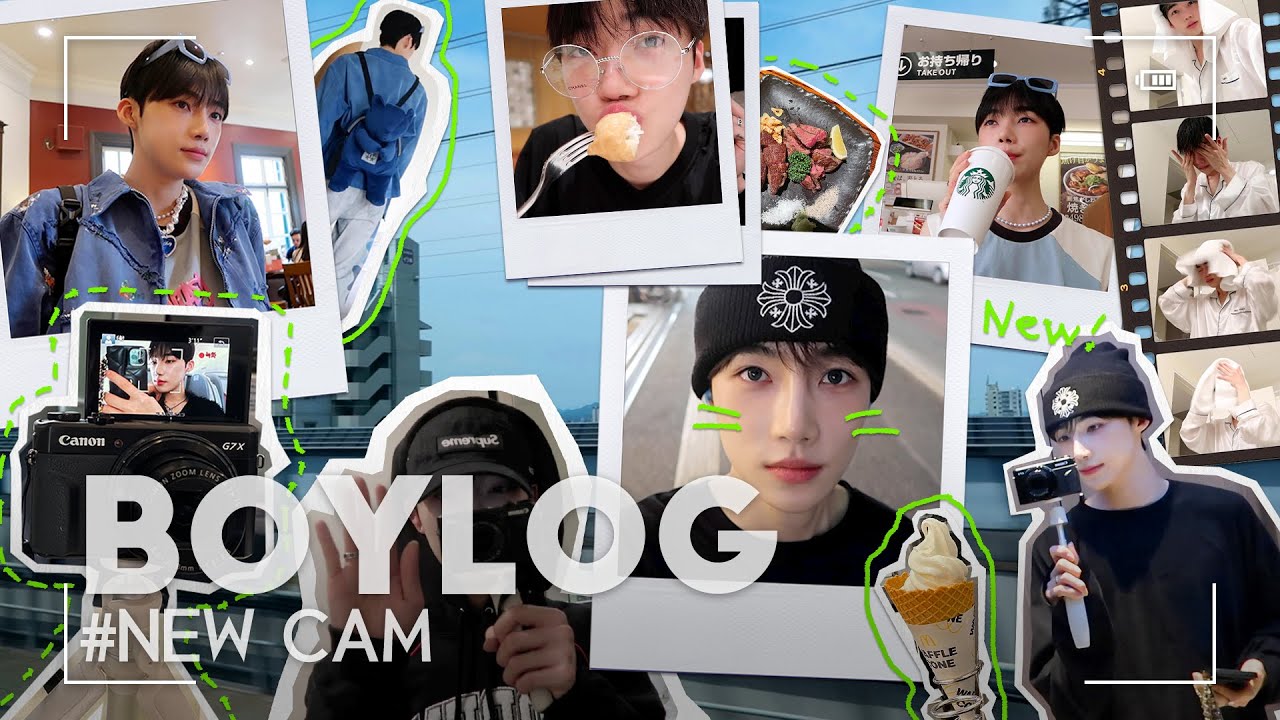 [BOYLOG] NEW CAM ｜🐧혼자서도 잘하는 뉴 보이로그🐧