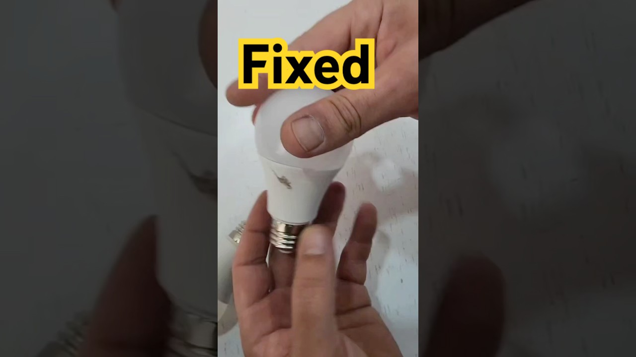 Fix a Dead LED Bulb in Minutes (No Talking)