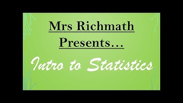Year 7 Introduction to Statistics