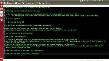 Apt Cacher Server Final
