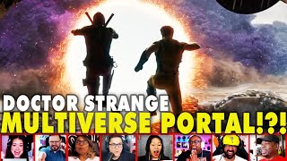 Reactors Reaction To The Doctor Strange Portal On Deadpool &amp; Wolverine Trailer| Mixed Reactions