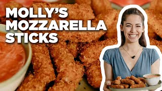 Fried Mozzarella Sticks with Molly Yeh | Food Network