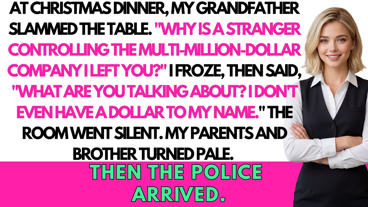 At Christmas dinner, my father's stepson shoved me down; that same night, I made a decision...