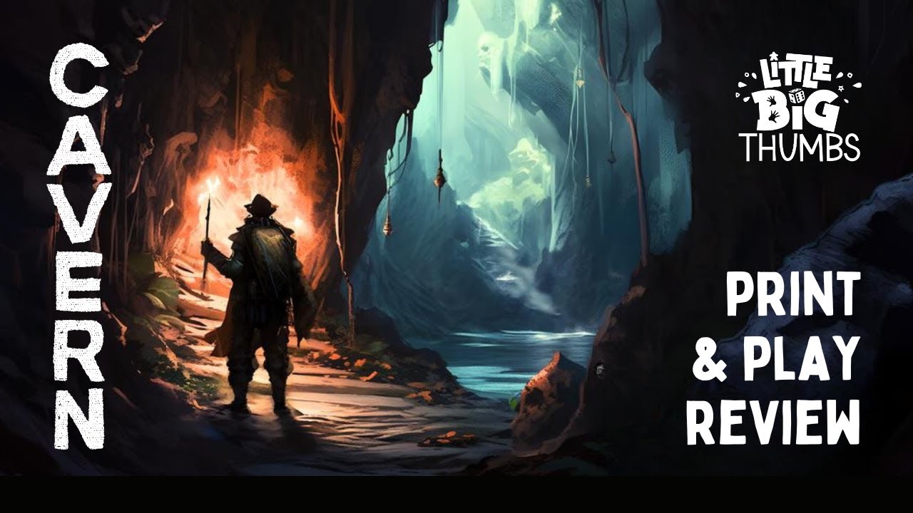 Print & Play Delight or Disaster? 🎭 | Cavern Board Game Review