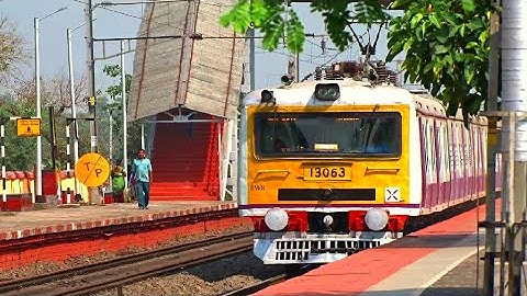 Non stop super speedy galloping EMU trains | Barddhaman - Howrah Super local train