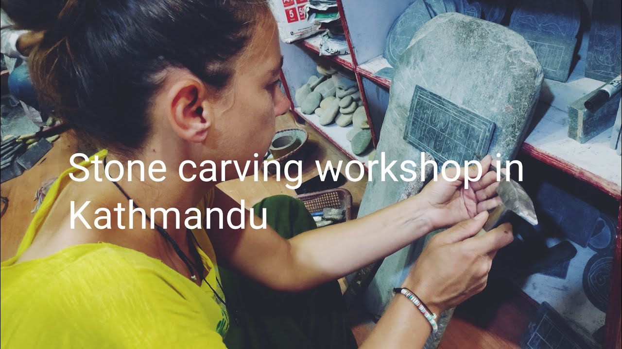 Stone carving learn stone carving in Kathmandu. YouTube