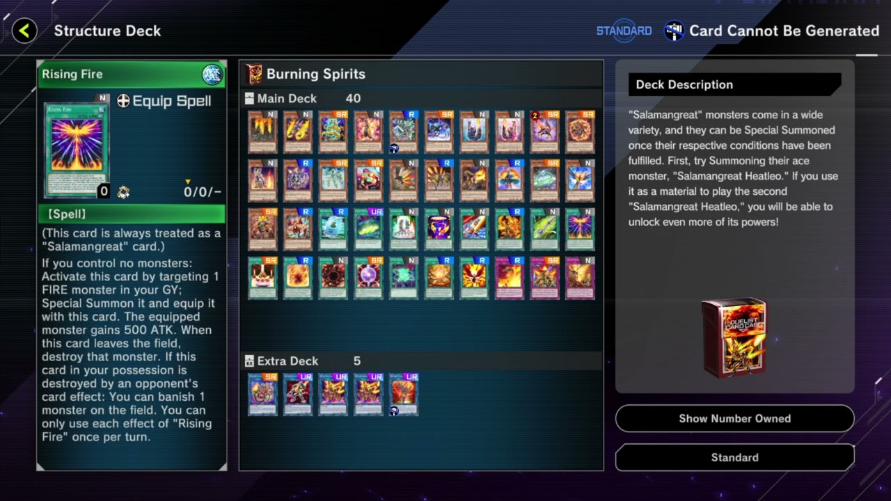 Brand New Structure Deck Burning Spirits // YuGiOh! Master Duel
