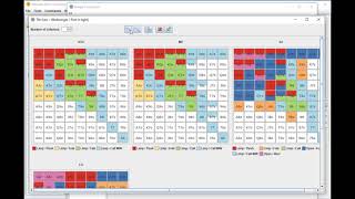 Oranges 6Plus Calculator: Level View and Tile View inrange tree and Range Constructor tree