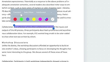 LiquidText Making comments   make a comment