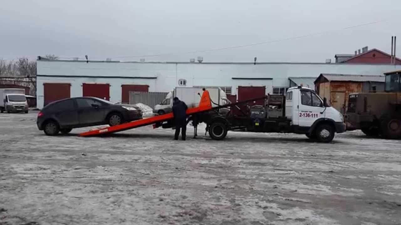 Частичная погрузка автомобиля эвакуатор