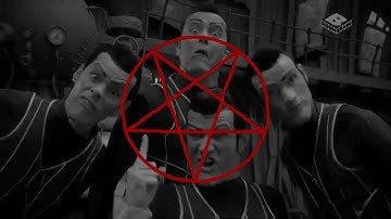we are number one backwards but at the end it spawns a satanic Robbie Rotten