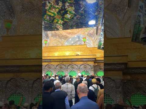 اجمل تصوير مقطع من ضريح الامام الحسين عليه السلام كربلاء المقدسة العتبة الحسينية