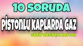 🔟 SORUDA PİSTONLU KAPLARDA GAZ FULL TEKRAR I SABİT BASINÇLI KAPLAR I Asistanım Kimya