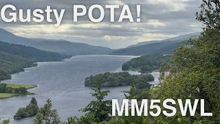 Wind, Wild Views, and 5 Watts of POTA in Tay Forest Park, Scotland