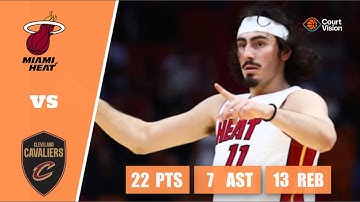 Jaime Jaquez Jr. - 22 Points, 7 Assists, 13 Rebounds vs Cavaliers - 2025-26 Regular Season