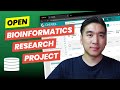 Call for Participation in the Open Bioinformatics Research Project