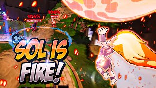 SHE IS SO FIRE!!! Sol 3v3 Gameplay! Divine Knockout