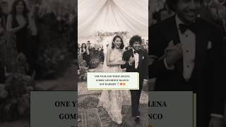 ONE YEAR AGO TODAY, SELENA GOMEZ AND BENNY GOT MARRIED😍❤️#selenagomez #bennyblanco #shorts #viral