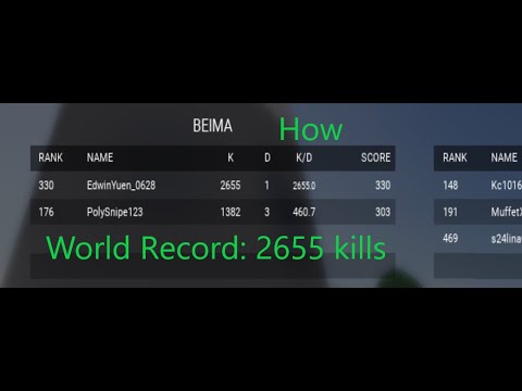How to get 2655 kills in polybattle...
