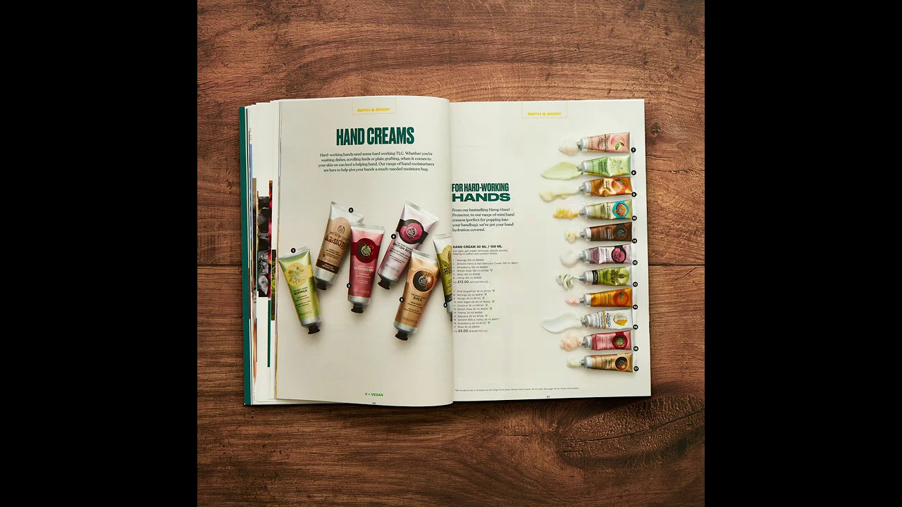 TBSAH BRAND BOOK HAND CREAMS