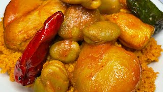 المطبخ التونسي : كسكسي تونسي بالدجاج