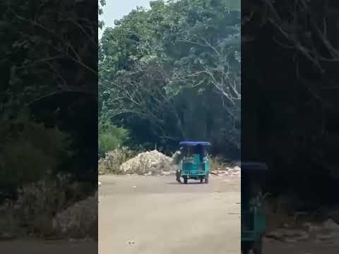 Presunto robo de triciclo eléctrico queda registrado en video