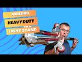 An Affordable Heavy Duty Light Stand on Wheels