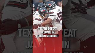 Texans edge past Jaguars in London