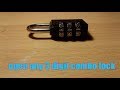 How To Open Any 3-Digit Combo Lock In Less Than Ten ...