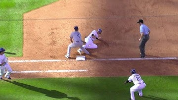 SD@COL: LeMahieu out at first after challenge in 8th