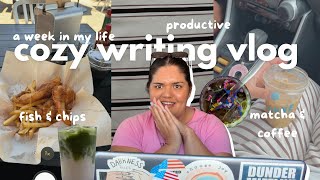 planning content, writing my romance novel & questioning my page count ☁️ a cozy vlog