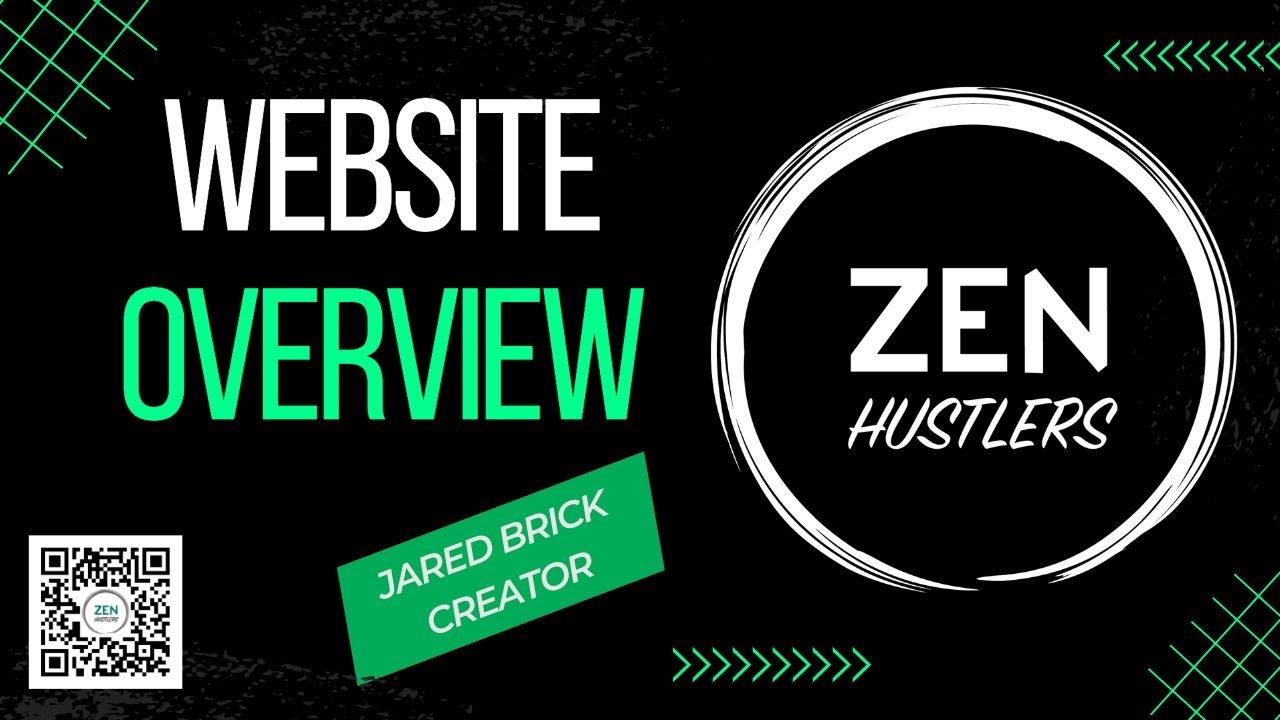Website Overview of ZenHustlers.com by Jared Brick, Creator
