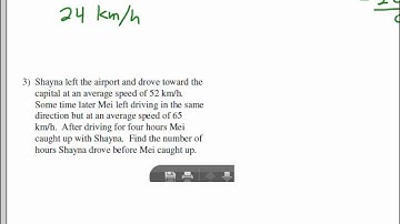 Work Word Problems Kuta Software Infinite Algebra 2 GHCHS Problems 1,3 and 9