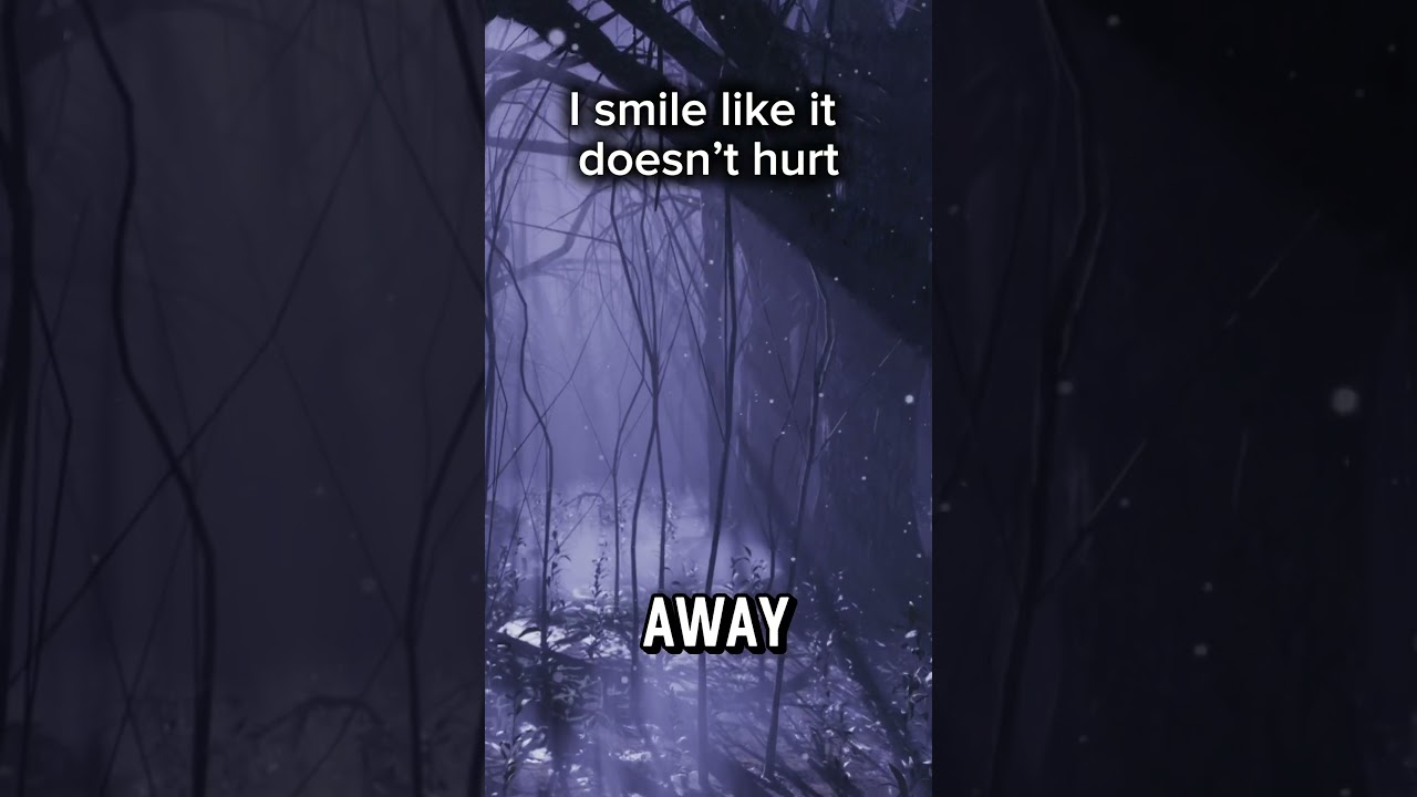 I smile like it didn't hurt...