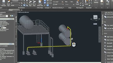 Plant 3D Routing Pipe Auto Route