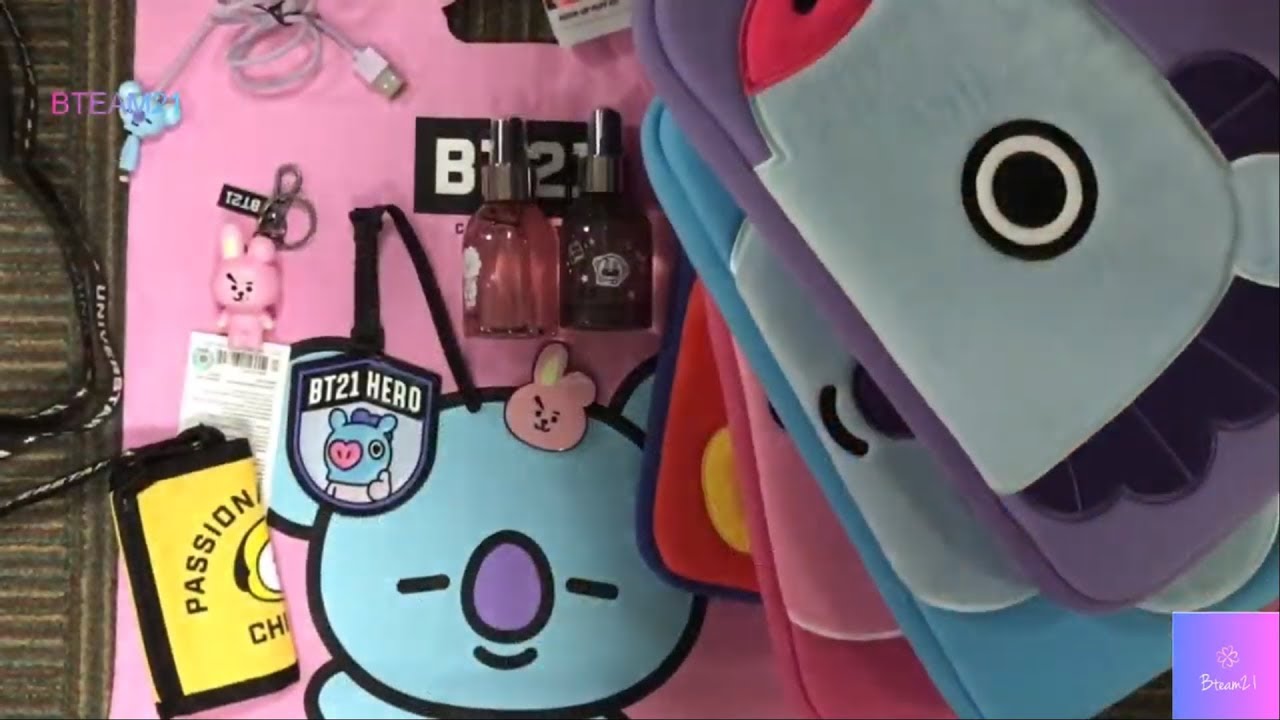 [UNBOXING BT21] [ENGSUB CC] BT21 HAUL PART 1
