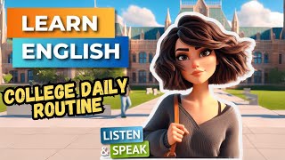 College Daily Routine  | Improve Your English | English Listening Skills  Speaking Skills