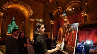 Live Event Painter Anthony Galati At Cipriani 42Nd St., Nyc