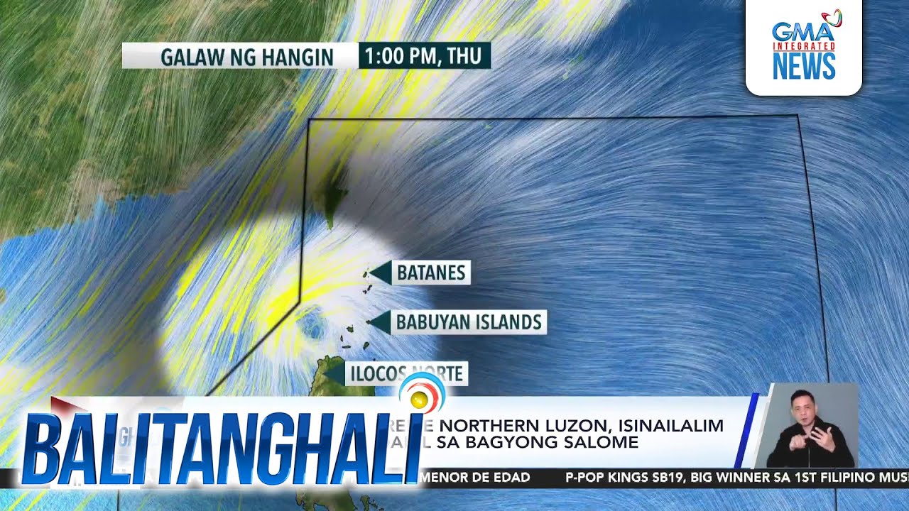 Ilang panig ng Extreme Northern Luzon, isinailalim sa wind signal #1 dahil sa... | Balitanghali