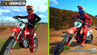 Supercross 3 VS Mxbikes | Direct Comparison | GASGAS 2020