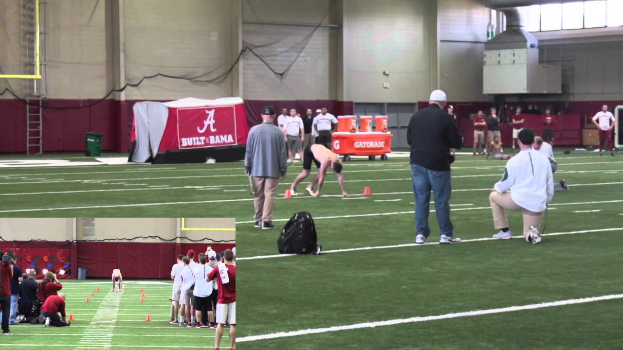 Richard Mullaney Runs 40 Yard Dash