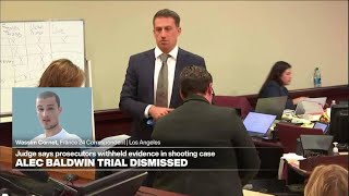 Alec Baldwin "Rust" shooting case dismissed over withheld evidence • FRANCE 24 English