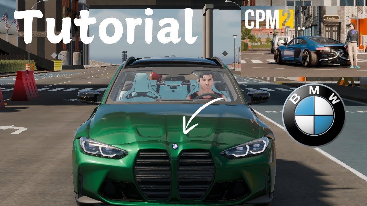 CPM2 | BMW LOGO TUTORIAL EASY WAY TO MAKE LOGO IN CAR PARKING ...