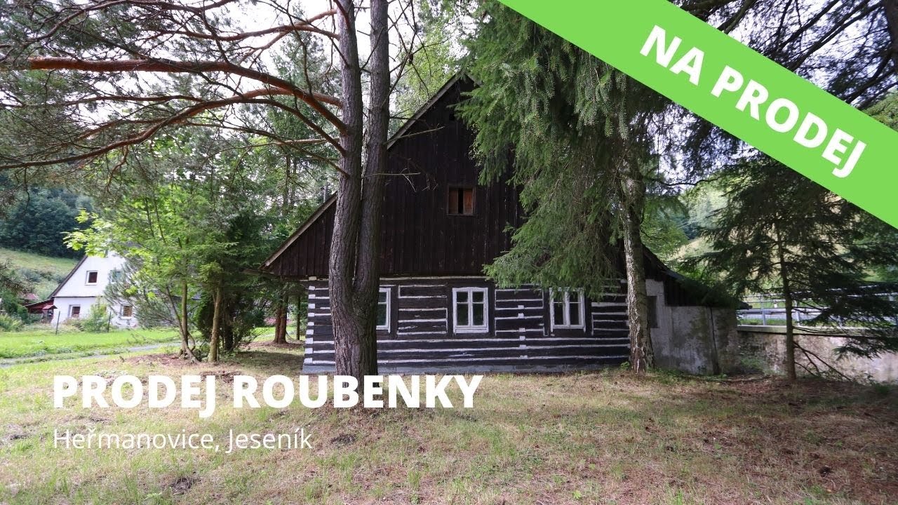 Prodej dřevěné roubenky v Jesenické oblasti obec Heřmanovice