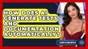 How Does AI Generate Tests And Documentation Automatically? - Learning To Code With AI