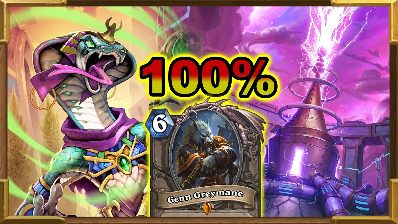 Hearthstone: Looking For Best Deck? 100% Winrate With Even Shaman | Genn Was and Is Broken | Wild