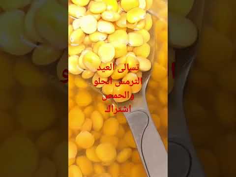 طريقه عمل الترمس الحلو والحمص تسالى العيد فى مطبخ شيف شيزان تاج الدين اشتراك