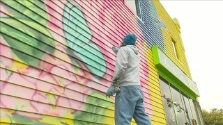 Beck's Florist in East Peoria has new mural